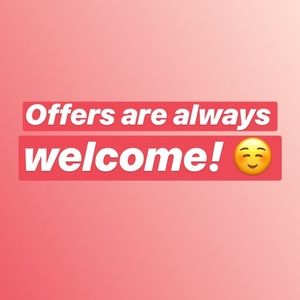 Please feel free to make an offer!